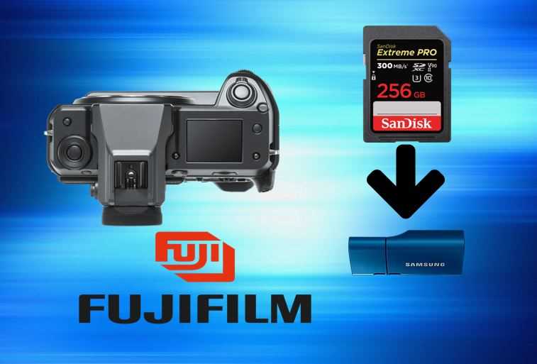 Verbeter je workflow met de Fujifilm GFX100 en SanDisk Extreme Pro SD kaart en USB stick.